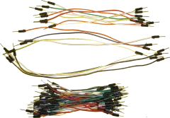 K-M/M-65x - 65 Kabel 100mm bis 220mm farbig für Breadboards