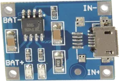 TP4056-B - Mini-USB Li-Ion Lade- Modul USB max. 5V 1A
