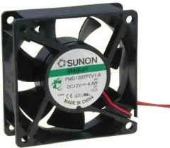 PMD1207PTV1A - Fan 12VDC 70x25mm 83,25m3/h 44dB(A) Vapo 4,4W