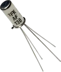 AF138G - GE-Transistor 12V 10mA 60mW 18MHz TO72L
