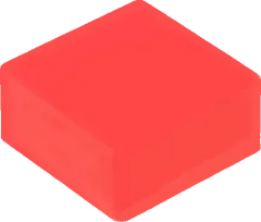 B32-1380 - Kappe für Taster B3F + B3W 12x12mm rot