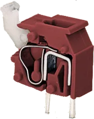 255-401 - MODULAR PCB TERMINAL BLOCK; IN SPACING 5/5.08 MM; red