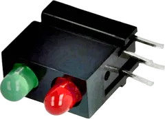 1801.8231 - PCB-LED 3mm grün/rot 660nm / 568nm