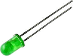 L-53LGD - LED 60°grün 0.8-3.2mcd 565nm Geringe Stromaufnahme: 2mA 5mm