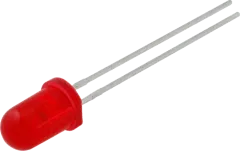 L-53LID - LED rot 60° 0.8-5mcd 625nm geringe Stromaufnahme: 2mA 5mm