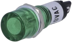 NI-1GN - Kontrollleuchte mit Neonleuchte flach grün 230VAC Kunststoff