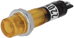 NI-2YL - Kontrollleuchte mit Neonlampe flach orange 230VAC IP20