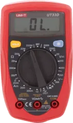 UT33D - Multimeter LCD, lighted