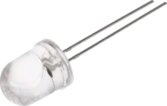 L-816BSRC/B - LED 10mm rot blinkend 500-1000mcd 40° klar