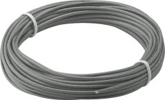 55047 - Kupferlitze isoliert, 10m-Ring, 1x0,14mm (18x0.1mm), grau