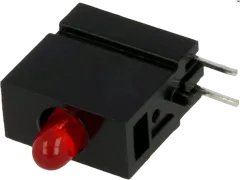 1808.1031 - FEL 3mm LED rot 60° 20mA 660nm 2,25V 20mcd