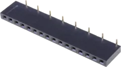 BL1X16SMD - SMD-Buchsenleiste Einreihig 16 polig gerade RM2,54/5,08