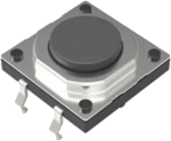 SKQEABA010 - Leiterplattentaster 12x12x4,3mm 50mA 12VDC 1,6N