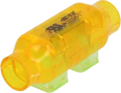 293545-4 - IDC-Schnellverbinder mit Dichtungsgel IP65, IP67, 2 Polig gelb/blau Button 0,35-0,5mm²