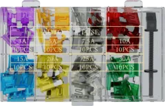 20339 - SORTIMENT 1025 Car Fuses 80 pcs.(in plastic box)