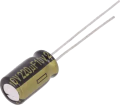 EEUFM1A221 - Hybrid-Electolytic capacitor 220uF 10V 6,3x11,2mm P2,5