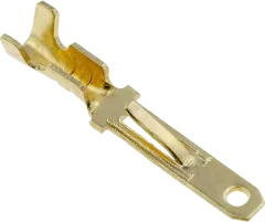 FSZU2,8/1 - Flachsteckzunge unisoliert, vergoldet 2,8mm 0,5-1mm² (VPE 10)