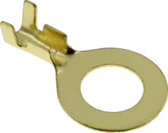 RKSU-M8/2,5 - vergoldeter Ringkabelschuh unisoliert M8 0,8-2,5mm² (VPE 10)