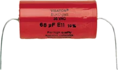 VBP-1,5/35 - Kondensator Bipolar (glatt) 1,5uF 35VDC Ø10x26mm
