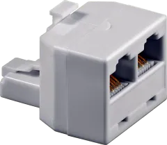 93057 - ISDN T-Adapter RJ45 Stecker auf 2 x RJ45 Buchse