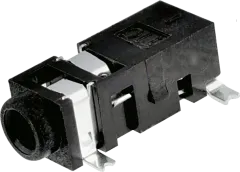 SJ-2524-SMT-TR - Stereo Buchse mit Schalter 2,5mm