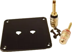 012-0051 - Eloxierte Einzel-Anschlussplatten-Satz M8