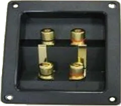 012-0330 - Doppelter quadratischer Lautsprecheranschluss