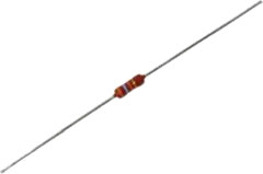 PR01-1K5 - Keramischer Metallschicht-Widerstand 1K5 1W ±5% Ø2,5x8mm 250ppm