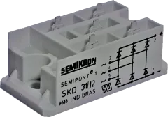 SKCH28/12 - Brückengleichrichter halb gesteuert 1,2kV If 30A Igt=100mA