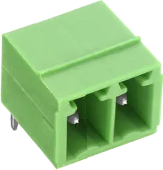 STL1550WH2 - Stiftleiste 160V 2polig grün abgewinkelt