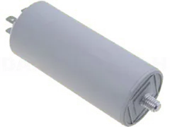 4.16.10.02.27 - Motor starting capacitor 2.5uF 475V 28x55mm, 2x6.3mm blade terminals