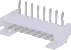 NSL20-8W - Nylonstiftleiste 8polig abgewinkelt RM=2mm