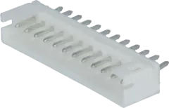 NSL20-12G - Nylonstiftleiste 12polig gerade RM=2mm