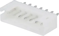 NSL20-7G - Nylonstiftleiste 7polig gerade RM=2mm