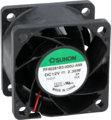 PF40281B3-A99 - Fan 12VDC 40x28 26m³/h 46dBA
