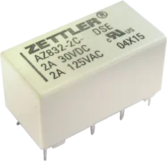 AZ832-2C-24DSE - Bistabil DPDT 90W/125VA, 220VDC/250VAC, 3A