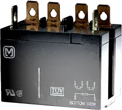 HE2AN-DC12V - Relais DPST-NO 25A Uspule 12VDC 75R