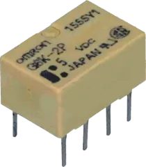 G6K-2P 5VDC - Relay DPDT 125VAC 0,3A Ucoil 5VDC 237R