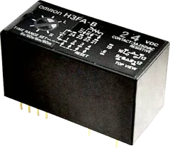 H3FA-B-24DC - Timer 0,6s÷60min SPST-NO + SPST-NC 250VAC 3A Ucoil 24VDC