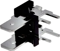 ST-LK-2 - 2-polig Verbindungsleiste 6,3mm 250V 12A abgew. RM7,62