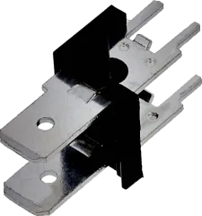 ST-LP-2 - 2-polig Verbindungsleiste 6,3mm 250V 12A gerade RM7,62