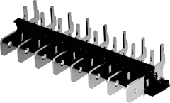 ST-LK-8 - 8-polig Verbindungsleiste 6,3mm 250V 12A abgew. RM7,62