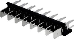 ST-LP-8 - 8-polig Verbindungsleiste 6,3mm 250V 12A gerade RM7,62
