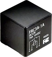 FRC3A-1A-DC12V - Relais Kfz SPST-NO 70A Uspule 12VDC 80R