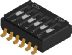 DHA-04TQR - SMD-DIP/DIL Schalter 4-polig