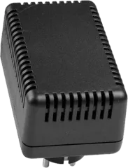 SG421 - Gehäuse mit angespritztem Schukostecker und Luftschlitzen, schwarz