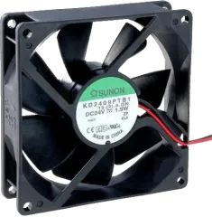 KDE2406PTVXAF - Lüfter axial 24V 60x60x25 mit Tachosignal 46m³/h 36dBA