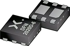 PBSS4260PANS - 60 V, 2 A NPN/NPN double transistor SMD DFN2020D-6