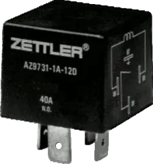 AZ9731-1A-12DC2 - Relais KFZ SPST-NO 40A Uspule 12VDC 90R
