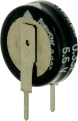 KR-5R5V224-R - Gold Cap Capacitor 0.22F 5.5V P5 vertical
